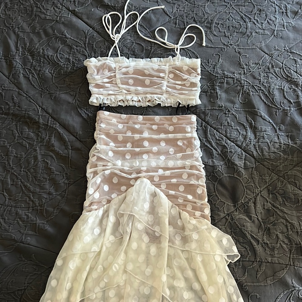 Majorelle matching skirt set
